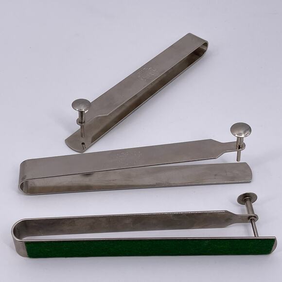 Set of 3 Vintage Metal ORCO 9" Tack It Pattern Markers Sewing Crafting Ohio USA - Picture 1 of 11